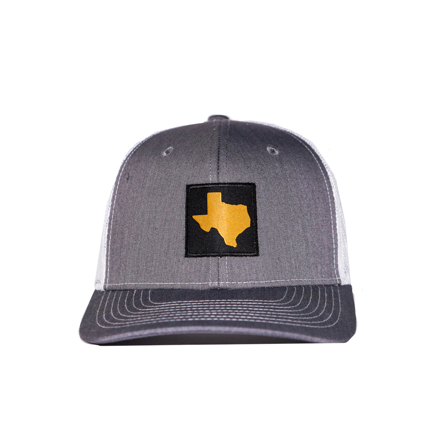 Texas Patch Trucker Ball Cap - Heather Grey