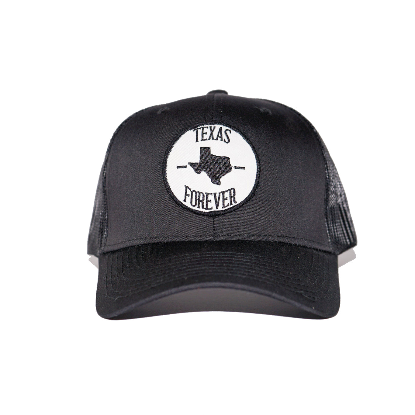 Texas Forever Trucker Ball Cap - Black