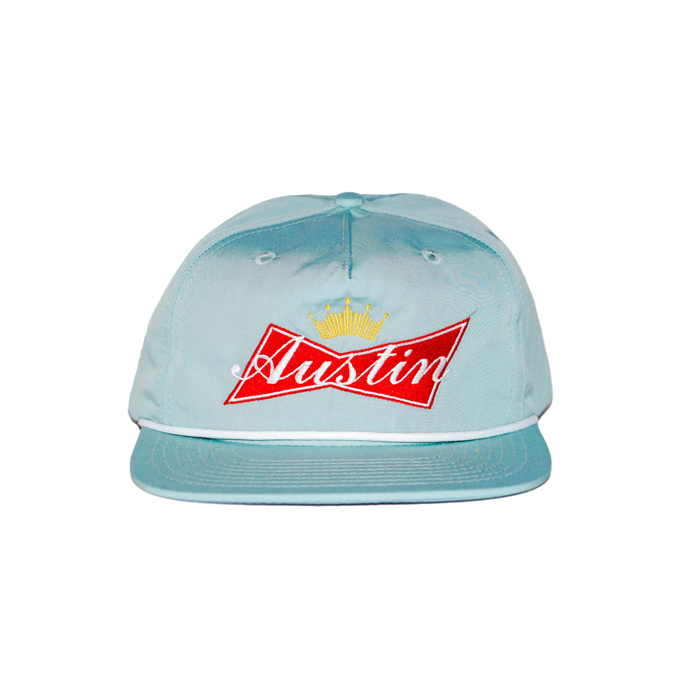 Bud Austin Tx Grampa Style Snap Back - Baby Blue