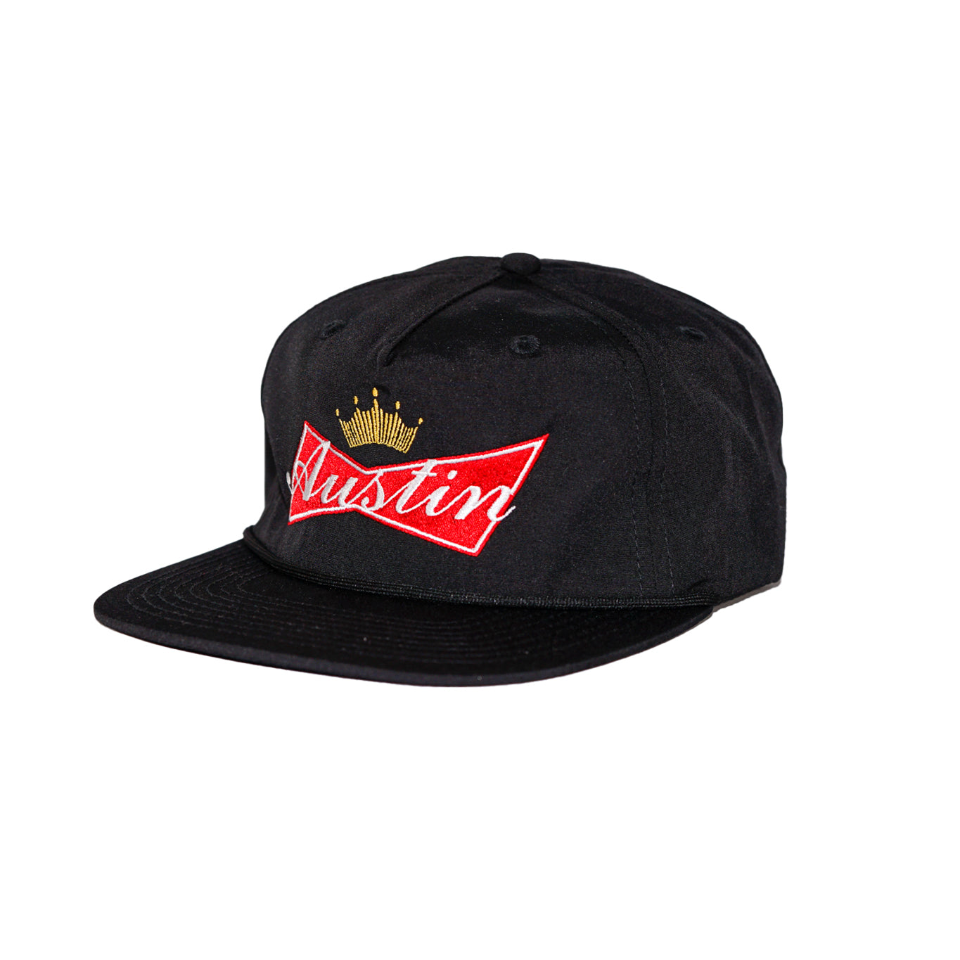 Bud Austin Tx Grampa Style Snap Back - Black
