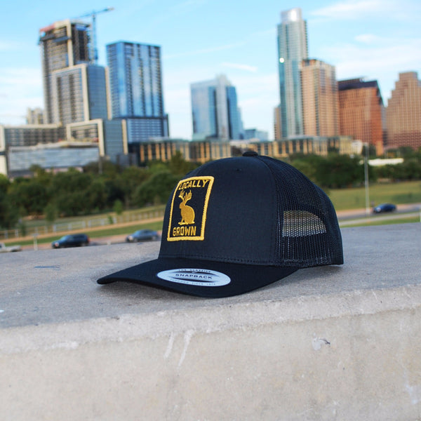 Locally Grown 6-Panel Snap Back Gold