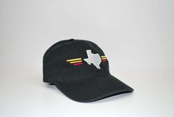 TX Sunset Dad Hat Black