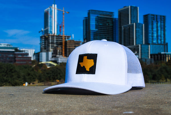 TX Patched Hat White