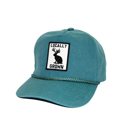 Locally Grown BW Patched 5-Panel Green