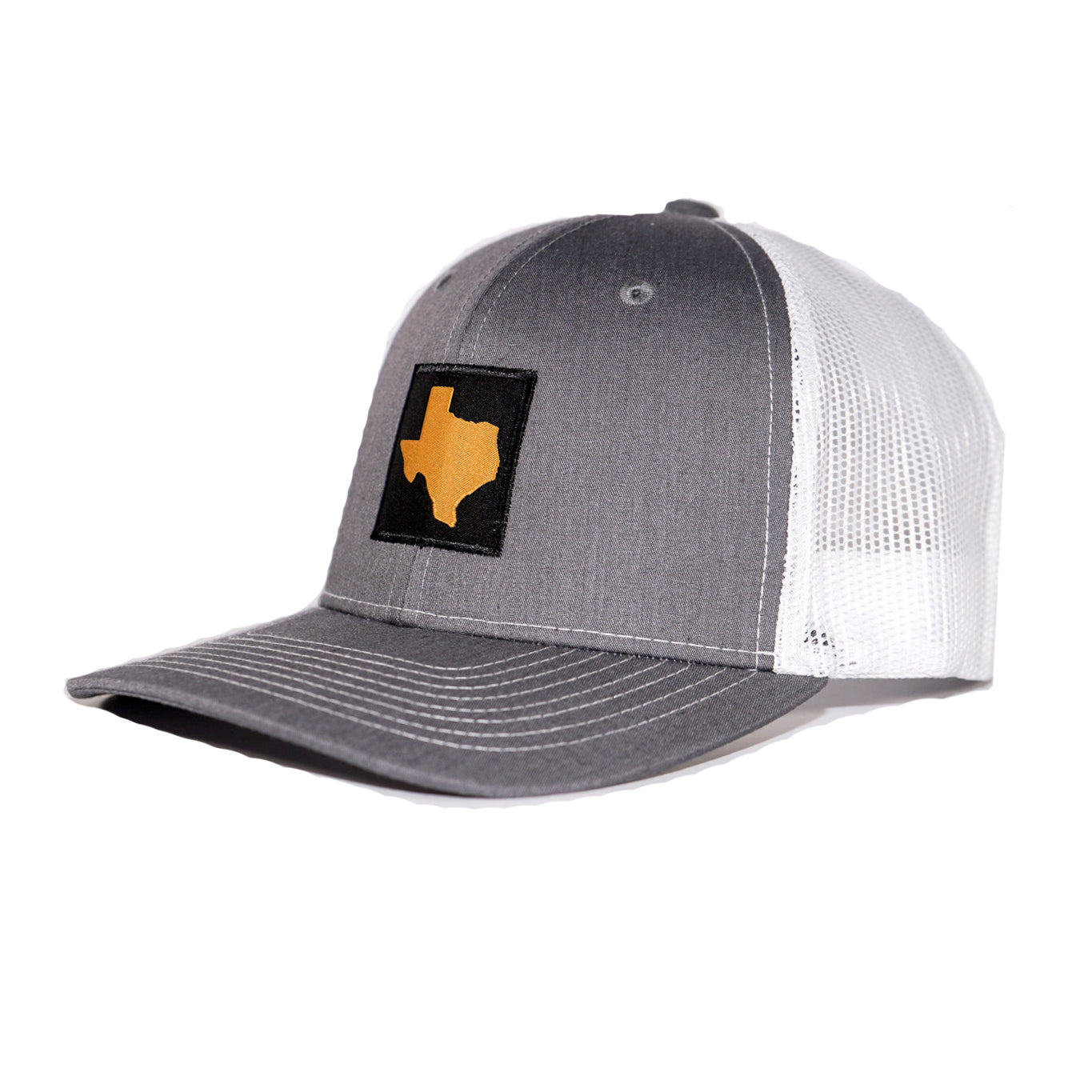 Texas Patch Trucker Ball Cap - Heather Grey