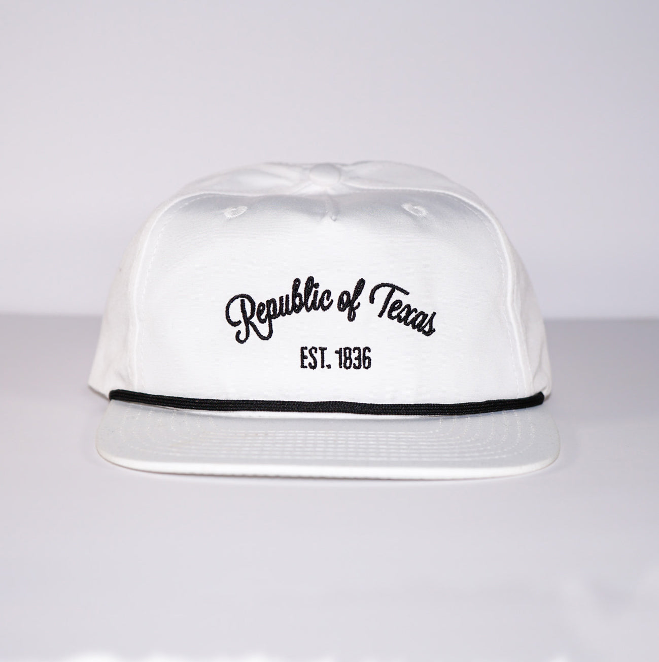 Republic of Texas Grampa Style Snap Back - White
