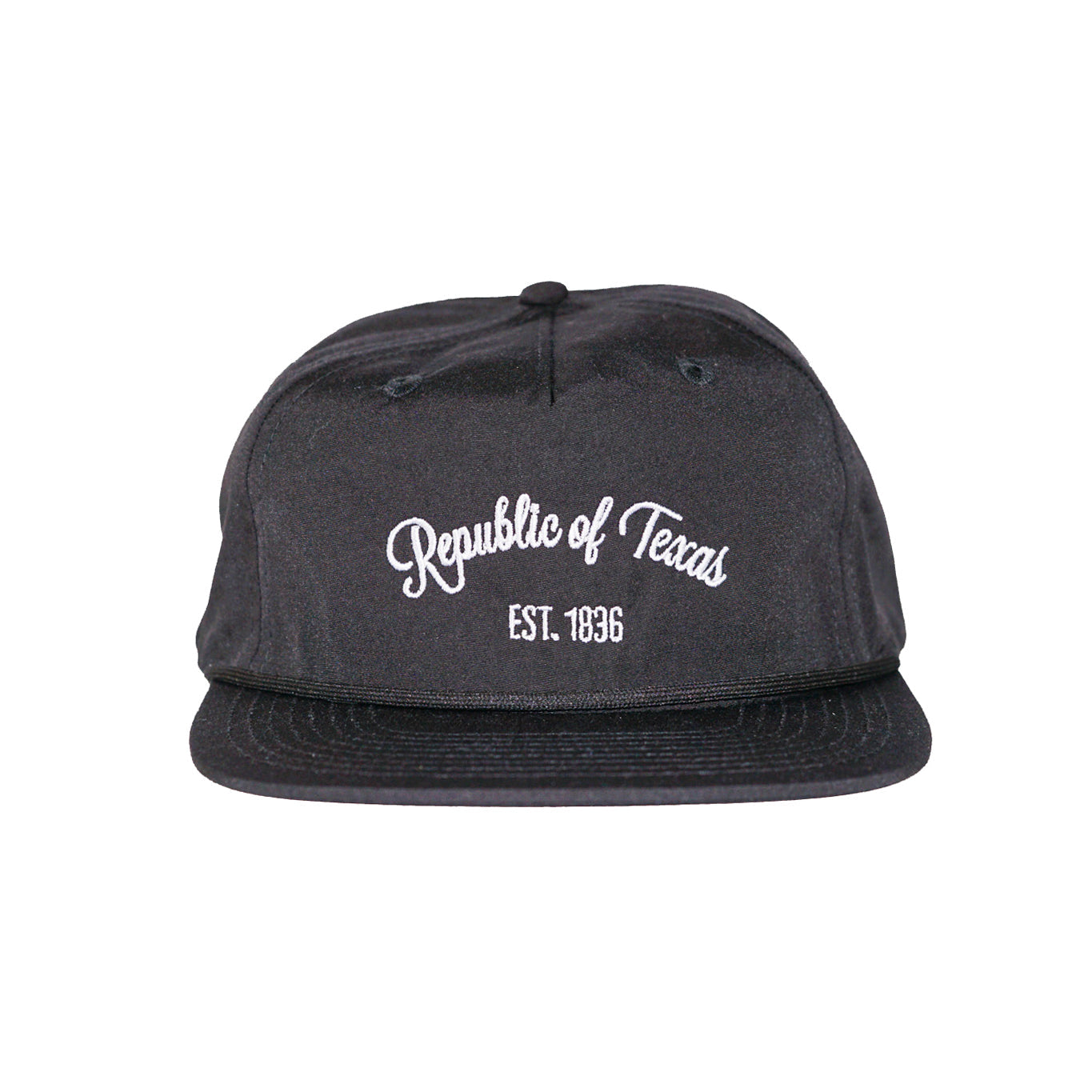 Republic of Texas Grampa Style Snap Back - Black
