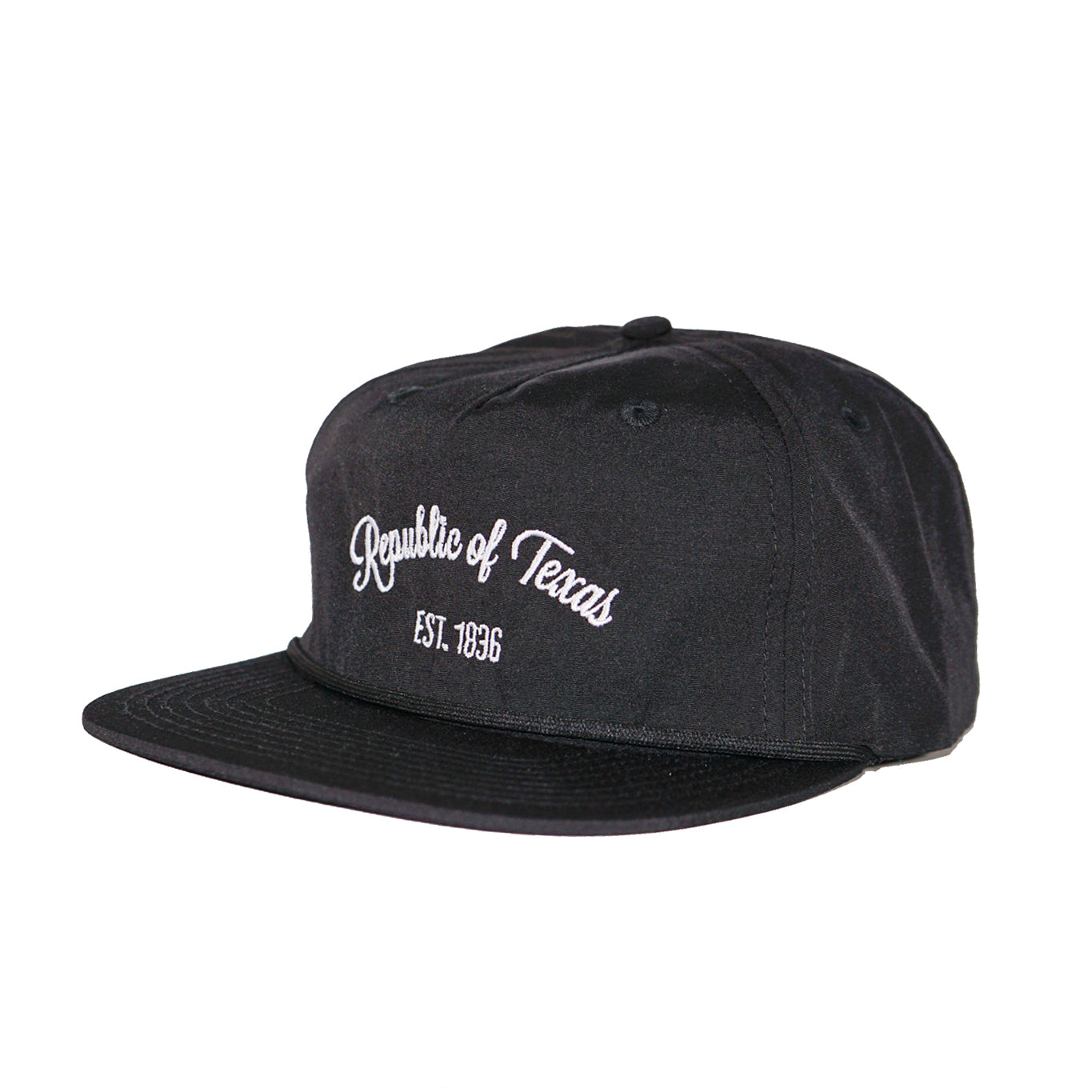 Republic of Texas Grampa Style Snap Back - Black