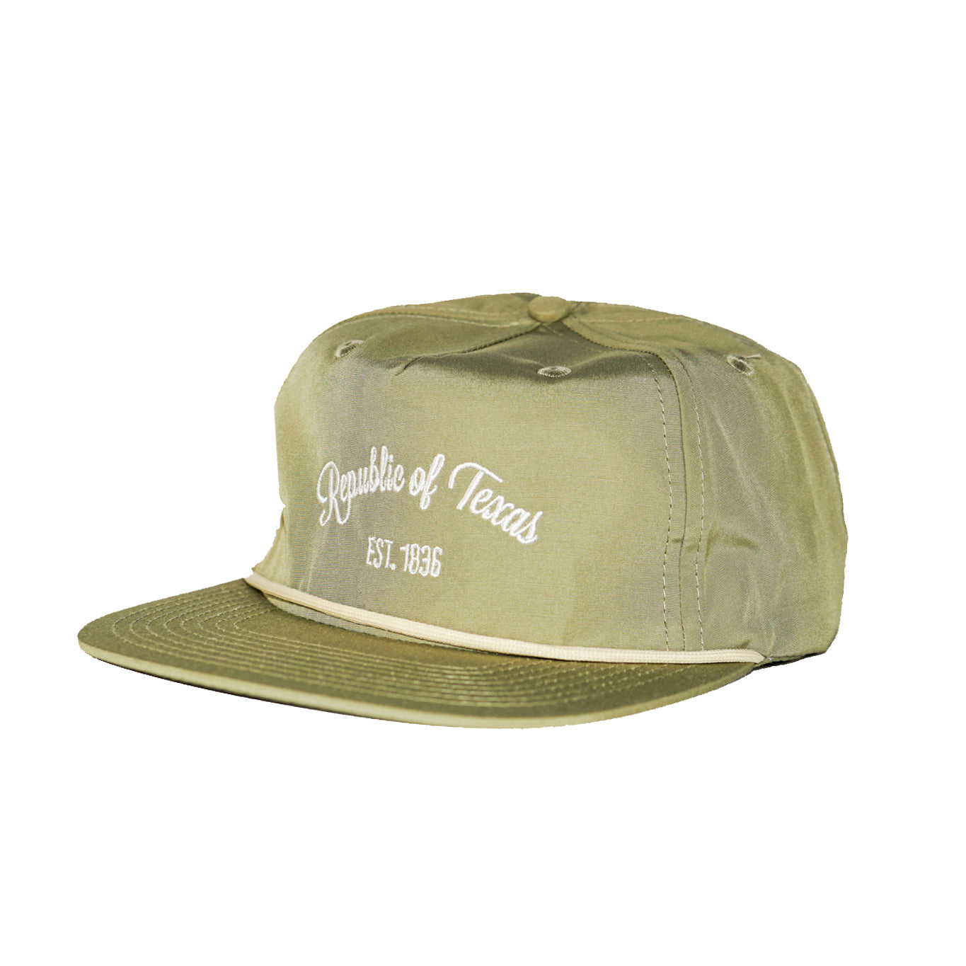 Republic of Texas Grampa Style Snap Back - Moss Green