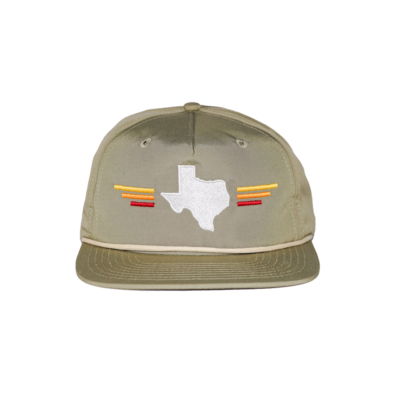 Texas Sunset Grampa Style Snap Back - Moss Green