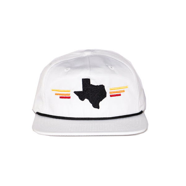 Texas Sunset Grampa Style Snap Back - White