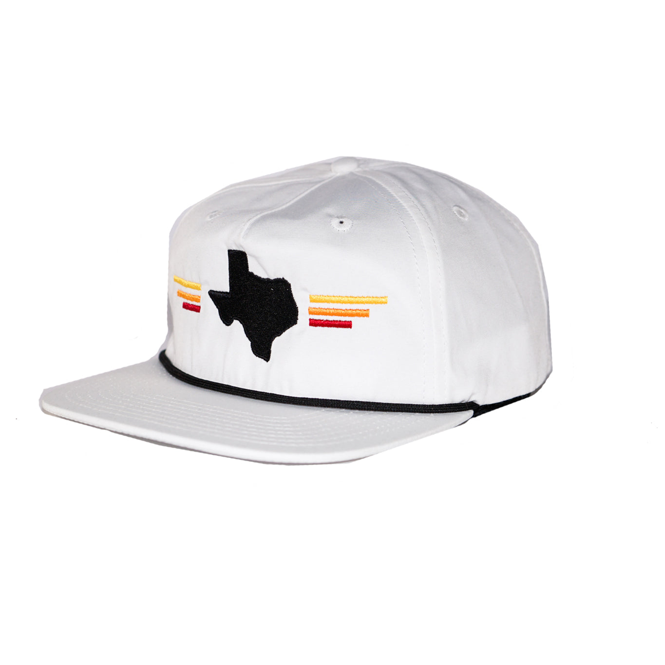 Texas Sunset Grampa Style Snap Back - White