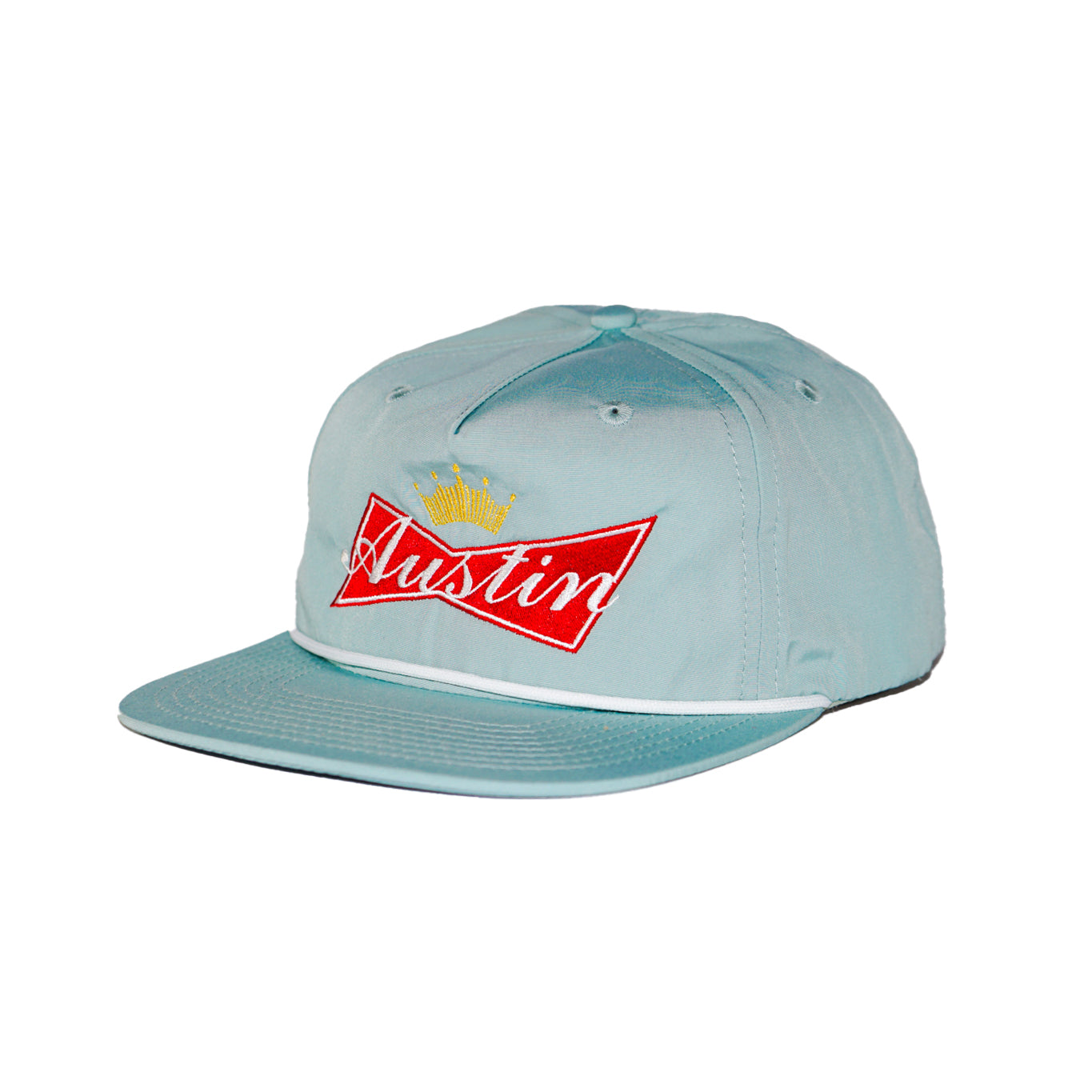 Bud Austin Tx Grampa Style Snap Back - Baby Blue