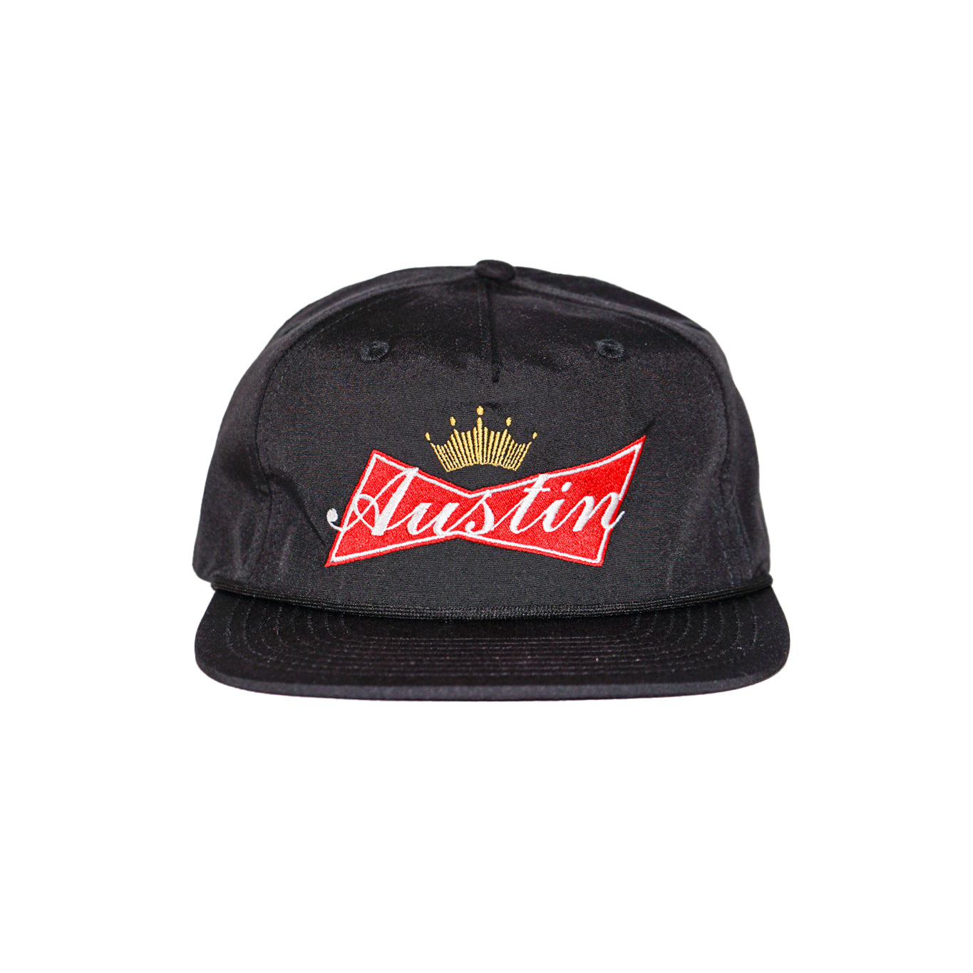 Bud Austin Tx Grampa Style Snap Back - Black