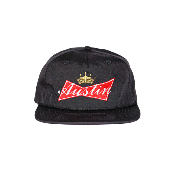 Bud Austin Tx Grampa Style Snap Back - Black
