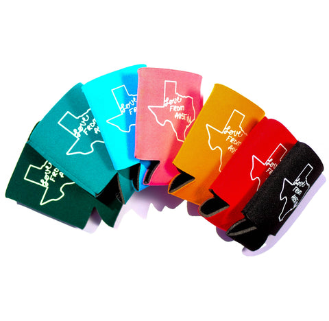 Love From Austin Koozie