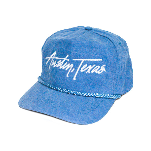 Austin Texas Retro 5-Panel Blue