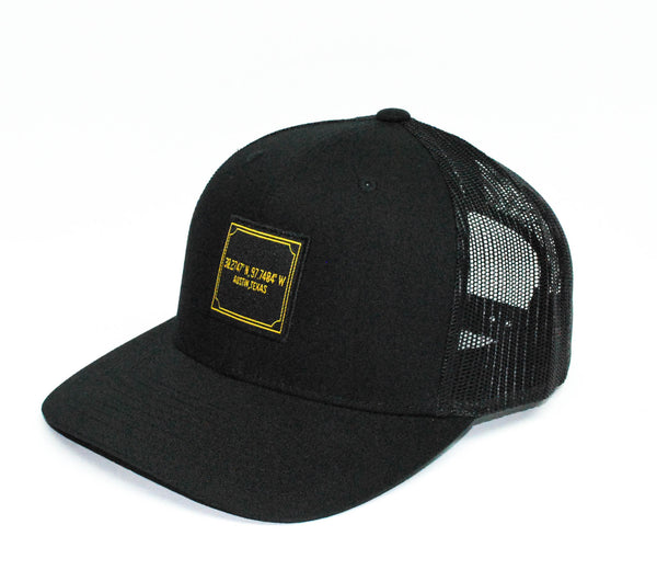 Austin Coordinates Black 6-Panel Snap Back