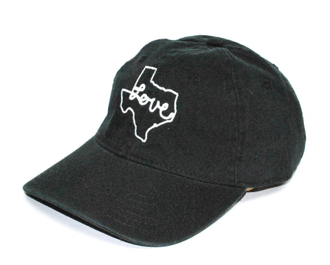 Love Texas Dad Hat Black