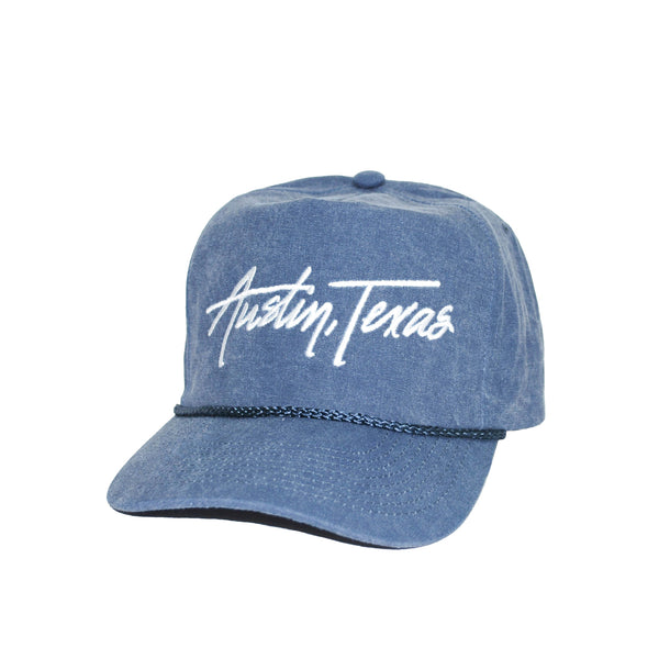 AUSTIN TEXAS RETRO 5-PANEL INDIGO