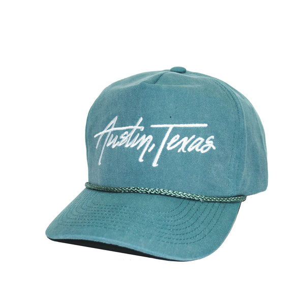 Austin Texas Retro 5-Panel Green