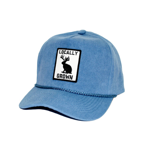 Locally Grown BW Patched 5-Panel Blue