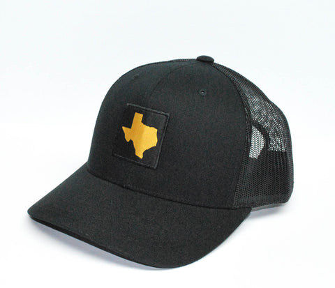 TX Patched Hat Black