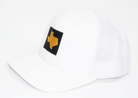 TX Patched Hat White
