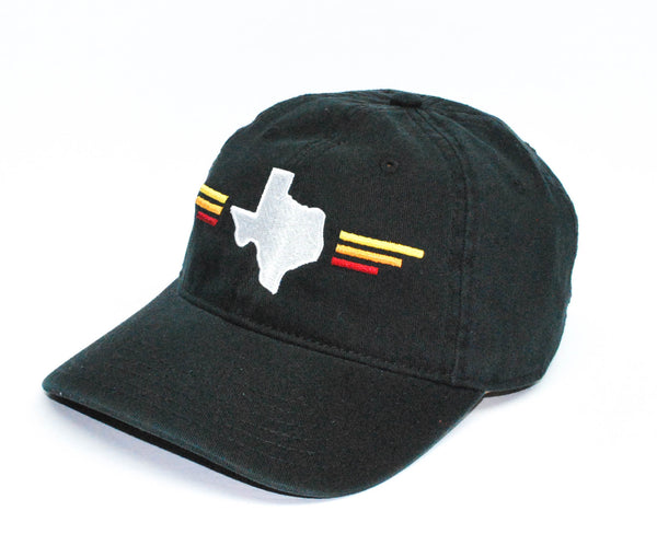 TX Sunset Dad Hat Black